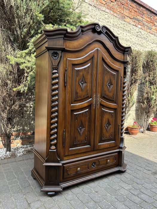 Stylowa Szafa Ubraniowa Kredens Garderoba Ludwik Po Renowacji Uniakt