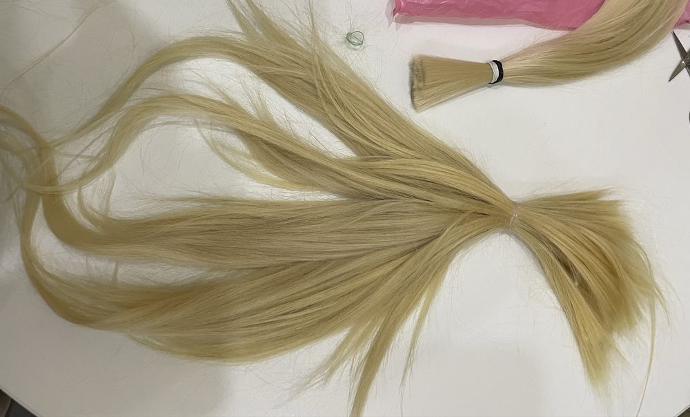 Натуральные волосы доя наращивания срез