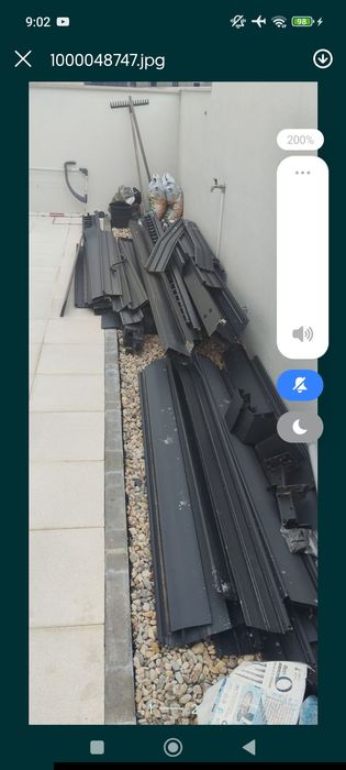 Vendo esta pérgola danificada para a sucata ok!!! 5€ por cada uma das barras!!! Para despachar com urgência ok!!!