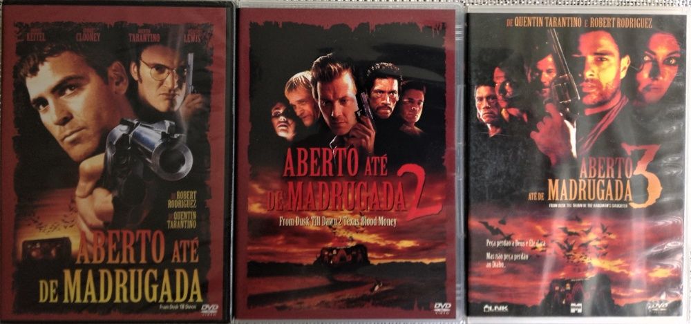 Aberto Até de Madrugada 1, 2 e 3 - DVDs COMO NOVOS