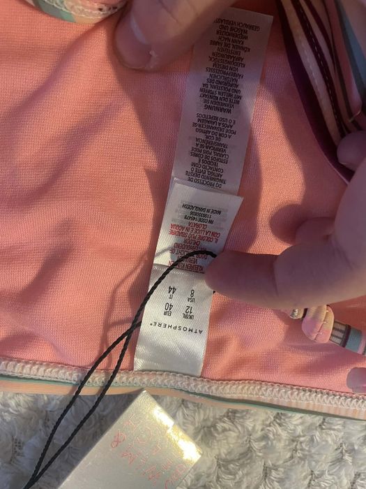 Cześć stroju kąpielowego primark rozmiar 40