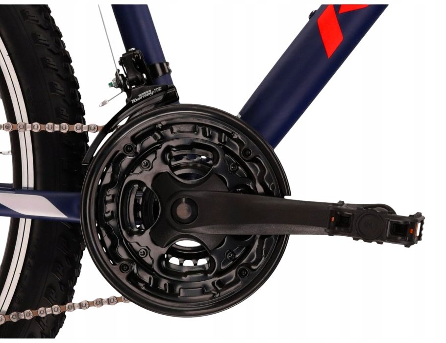 Rower Górski KROSS HEXAGON 1.0 Roz S 17 Koła 26 Granatowo-czerwony Mat