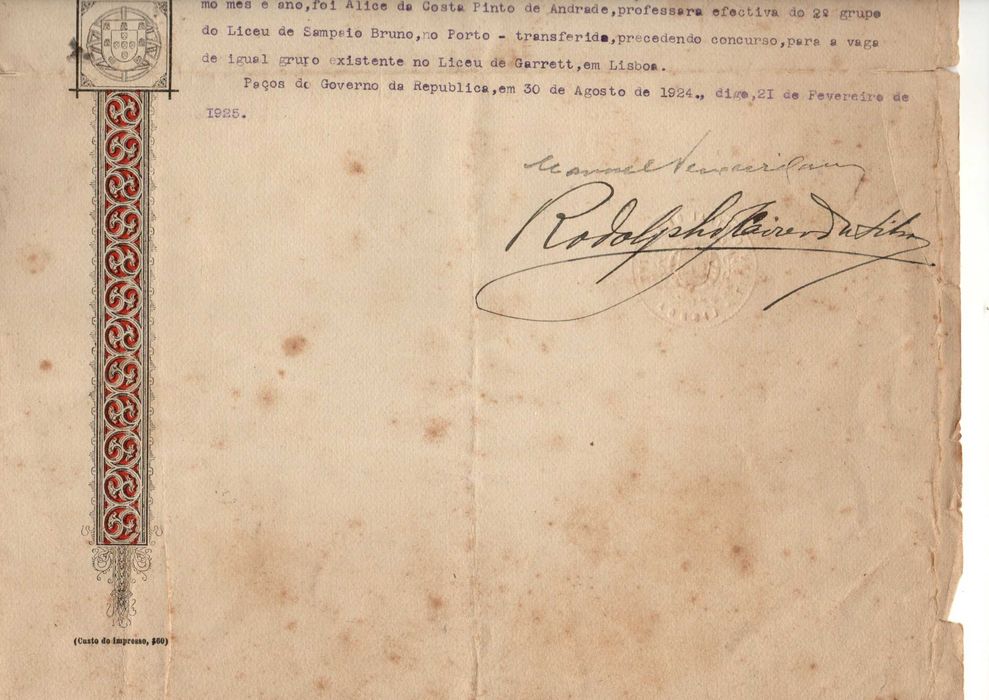 Diploma de Funções Públicas