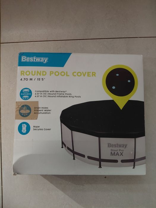 Pokrywa na basen, basenowa, BESTWAY jak nowa