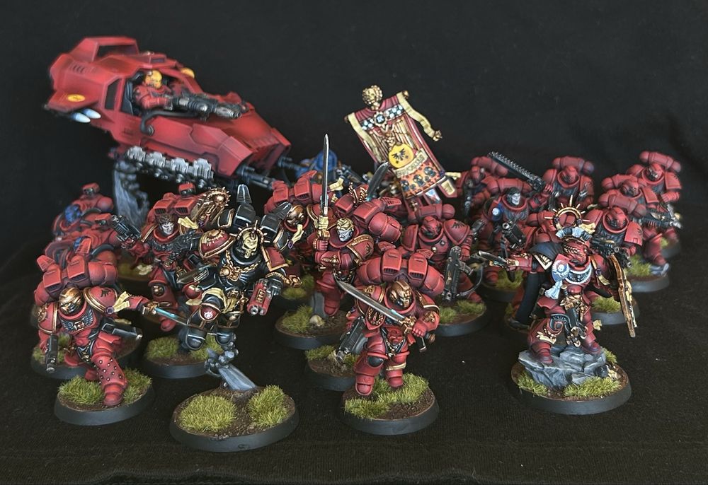 Armageddon space marines propainted