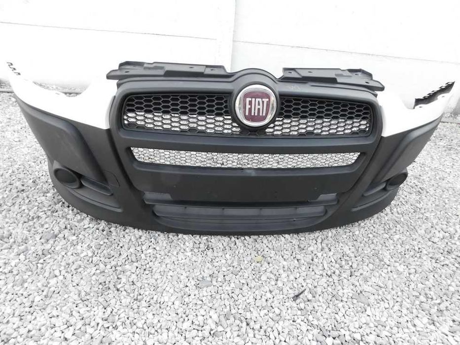 Przód kpl Fiat Doblo II 14r maska zderzak przedni lampy błotnik chłodn
