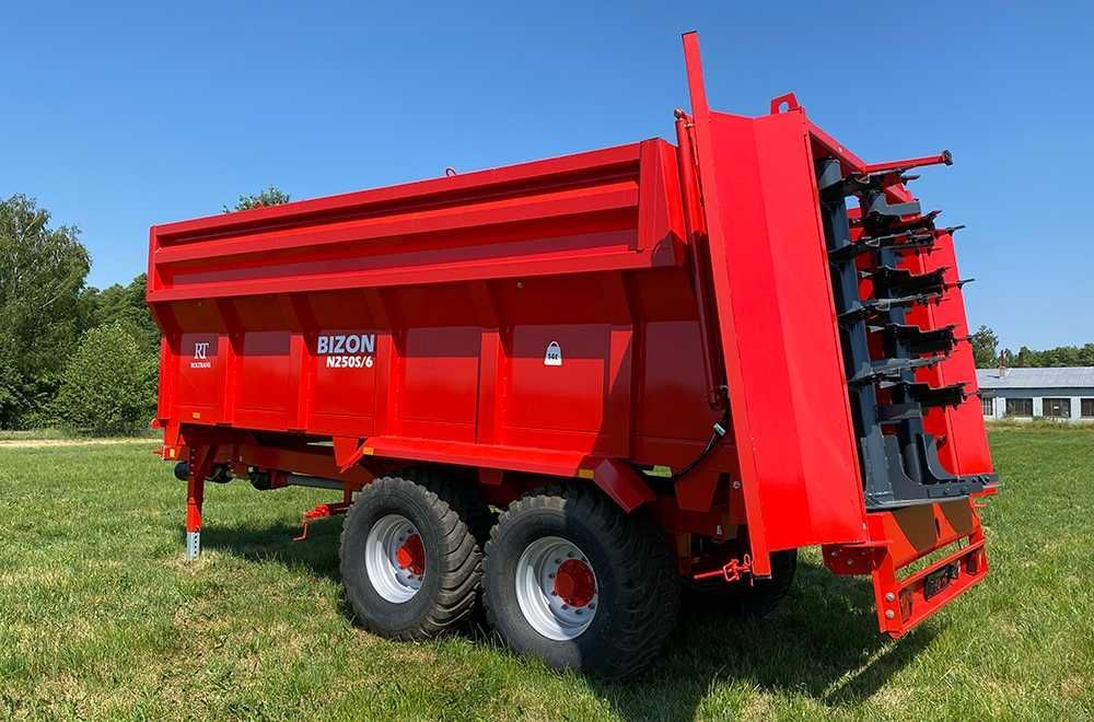 Rozrzutnik N250S/6 BIZON 14t - Najbardziej Konkurencyjna Cena!