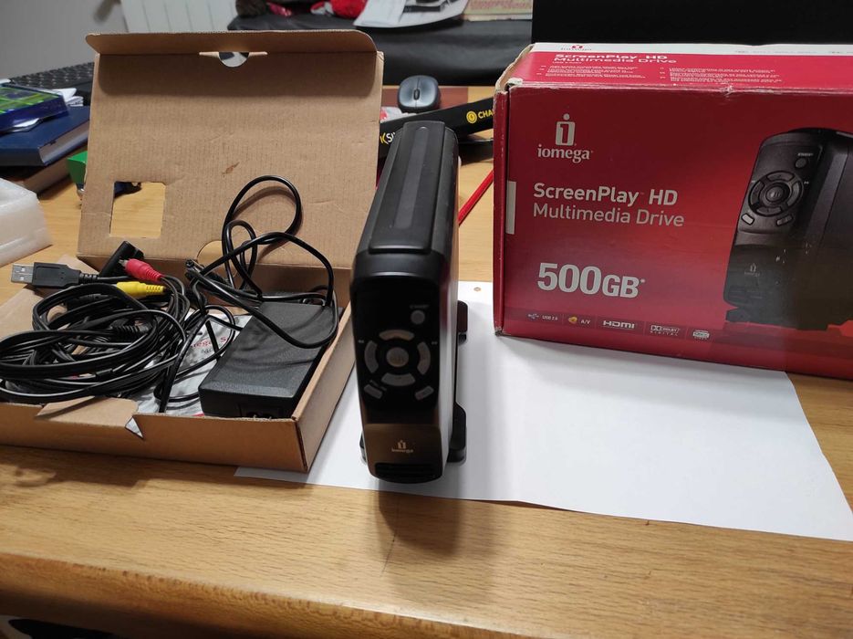 Disco externo multimédia HDD 500Gb