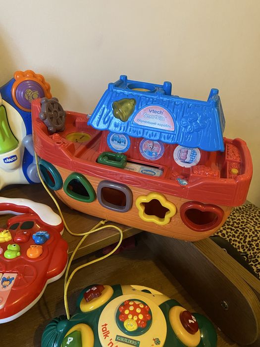 Музичні іграшки Vtech, Chicco,гітара,корабель,дерево,піаніно