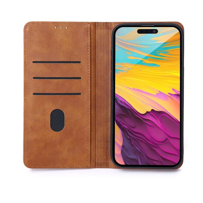 Etui Smart Seam do Samsung Galaxy A56 5G brązowe