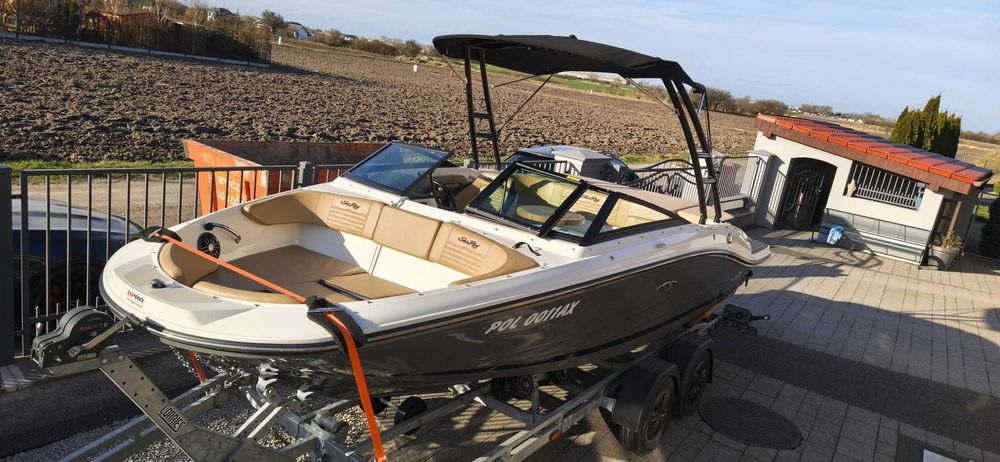 Sea Ray SPX 190 z przyczepą Lorries,       JAK NOWA