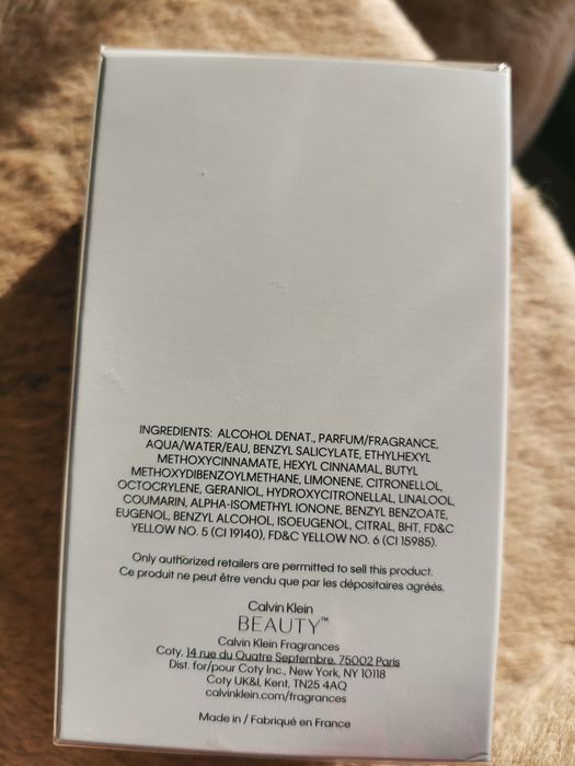 Perfume Calvin klein Beauty 100ml selado