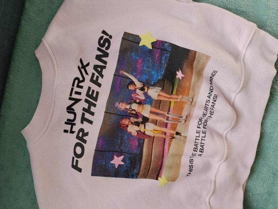 Bluza Zara róż rozmiar 122 KPOP Demon Hunters Hantrix