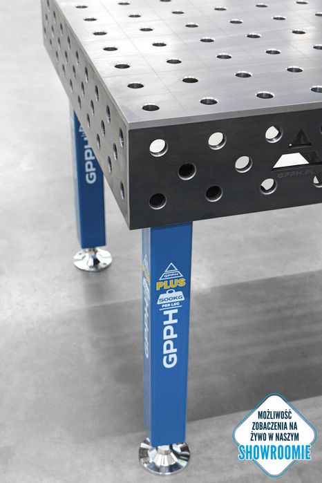 Stół Spawalniczy GPPH PLUS 2000x1000 fi28 mm 100x100 mm