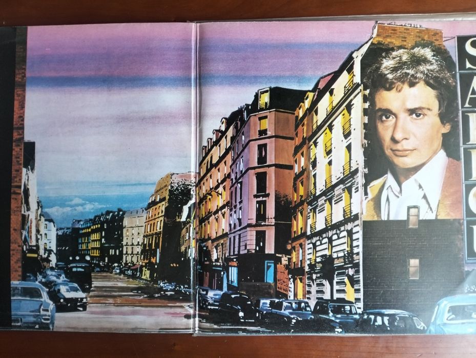 Disco de vinil LP duplo Michel Sardou