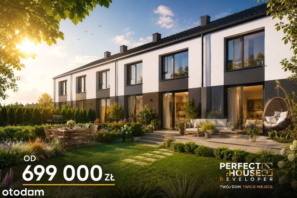 DOM Z OGRODEM od 699 tys. | 4 pokoje | Miedwie