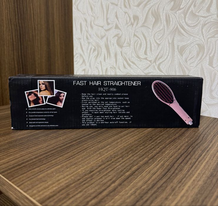 Розчіска-випрямляч Fast Hair Straightener HQT-906 з LED-дисплеєм