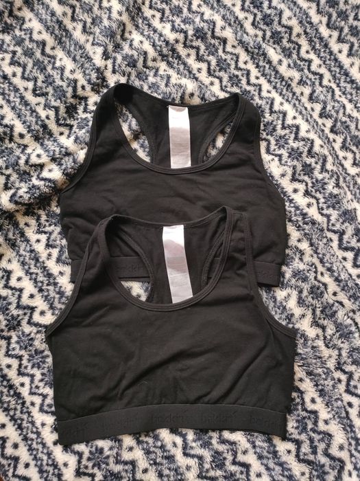 Biustonosz sportowy 2 szt M .