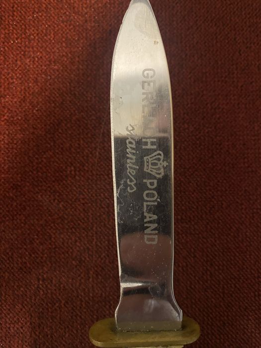 Nóż mysliwski gerlach retro staroć prl