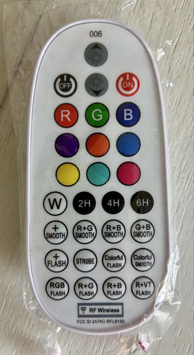 Naświetlacz LED RGB 42W IP66 pilot zdalny sterowanie CLY