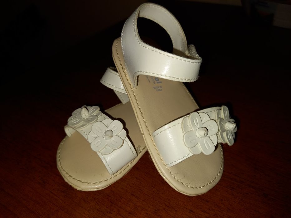 cudne, białe SANDAŁKI firmy MAYORAL - nowe!