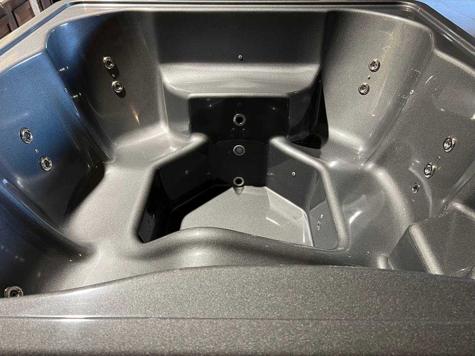 Jacuzzi kwadratowe 220x220 | Balia klasy premium SlowSpa gorąca beczka