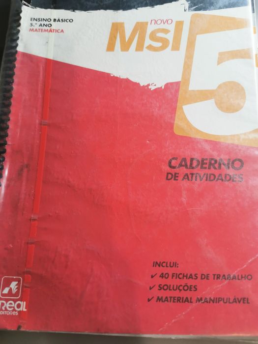 Conj. (6) Cadernos de Atividades 5°ano