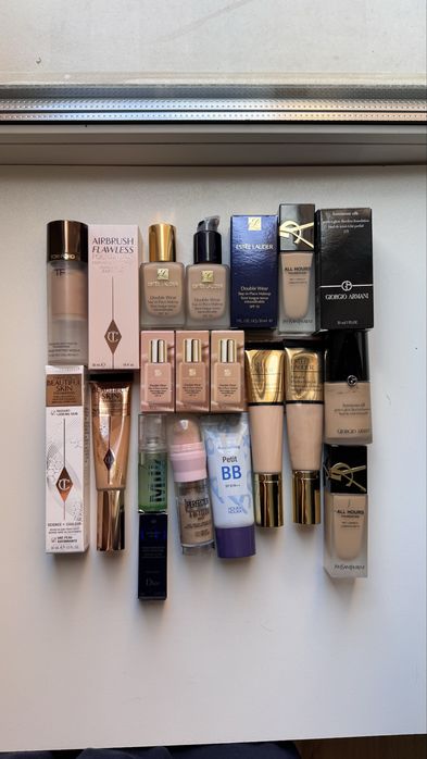 Тональний крем Estée Lauder double wear стара версія, futurist, charlotte tilbury, tom ford, dior, armani erborian ysl