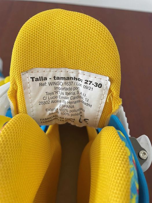 Patins / skates em linha - como novo - T 27-30