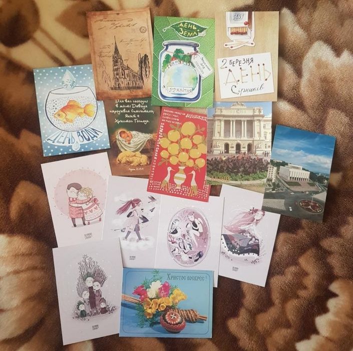 Набор Разных Новых Открыток