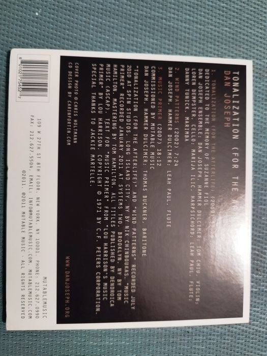 Dan Joseph: Tonalization (for the Afterlife) USA