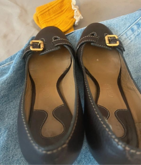 Buty na obcasie CHLOE r.36 leather