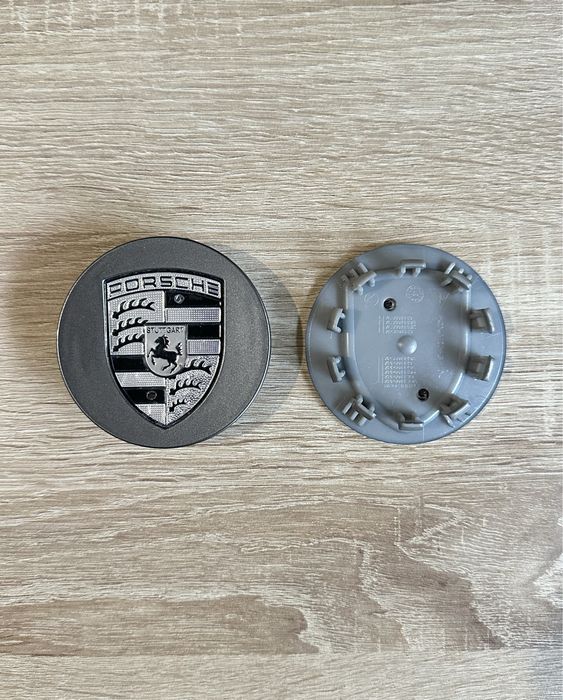 Conjunto 4 Centros Jantes Porsche 56mm 60mm 65mm 68mm 76mm