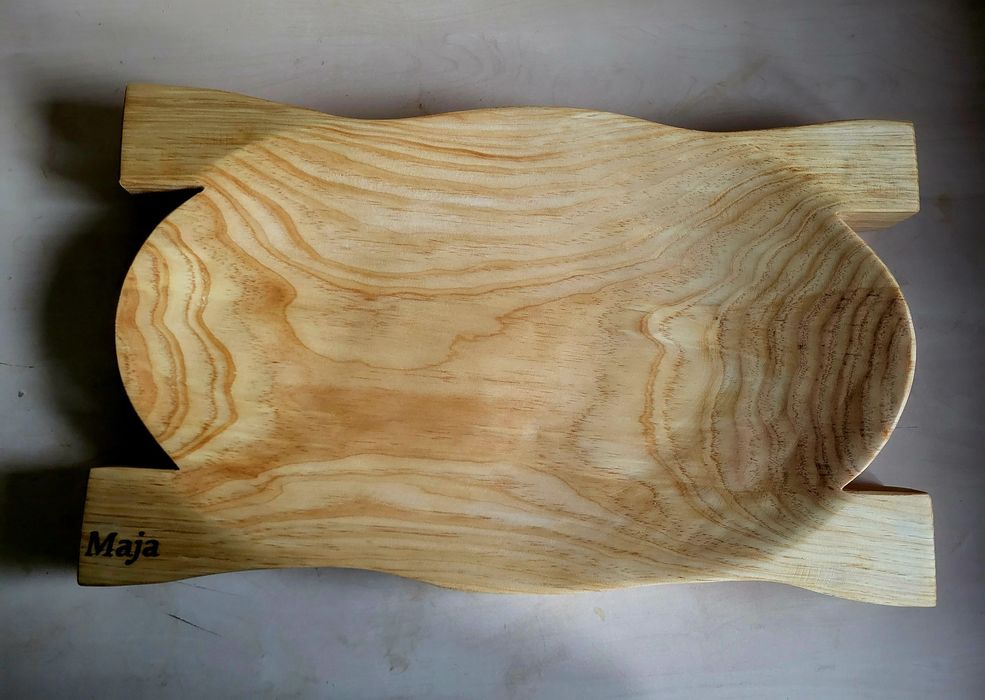 Korytka drewniane do cateringu restauracji Tacki niecki od stolarza