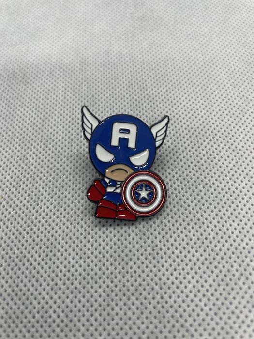 Pin do ubrań kapitan ameryka marvel avengers broszka ozdoba dodatek