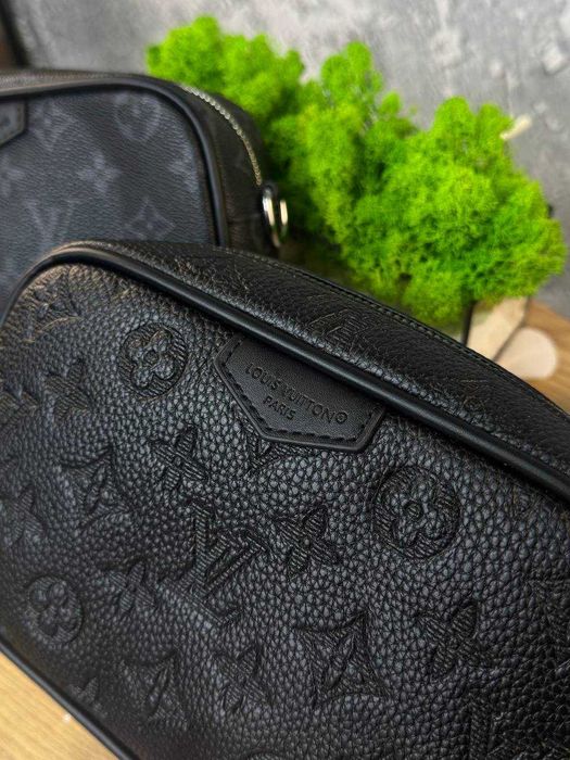 Сумка від Louis Vuitton чоловіча чорна // Барсетка Louis Vuitton