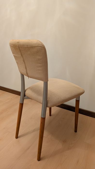 Mesa de Jantar de Vidro + cadeiras