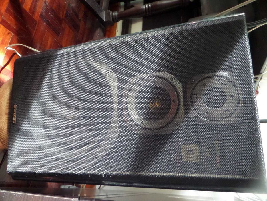 Sistema Som Sony XO-D5 com Radio, Leitor K7 e Giradiscos Sony PS-LX60, Com Colunas. ver descrição
