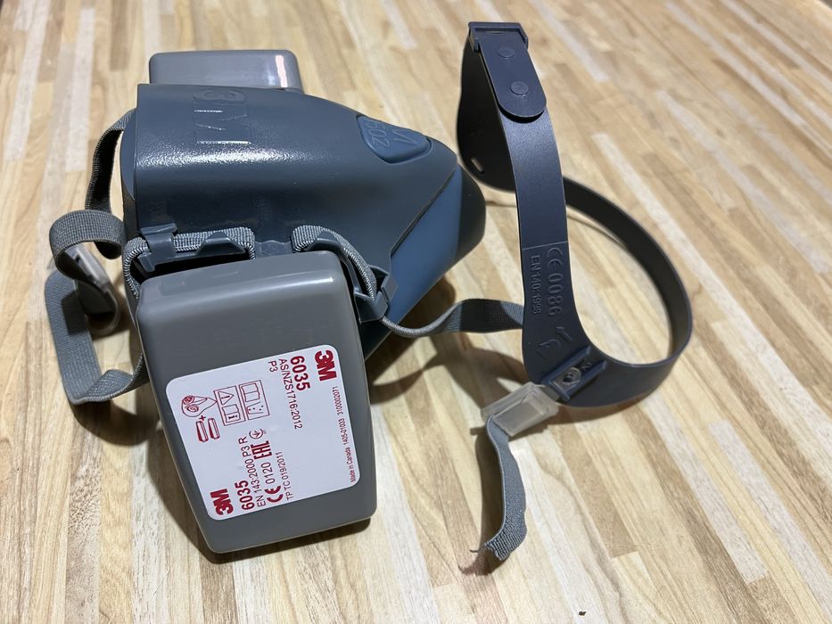 Респиратор полумаска 3M 7502 в полном комплекте та 2 фильтра