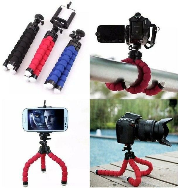 Гибкий монопод штатив трипод мини Тренога для Телефона GoPro фотоКамер