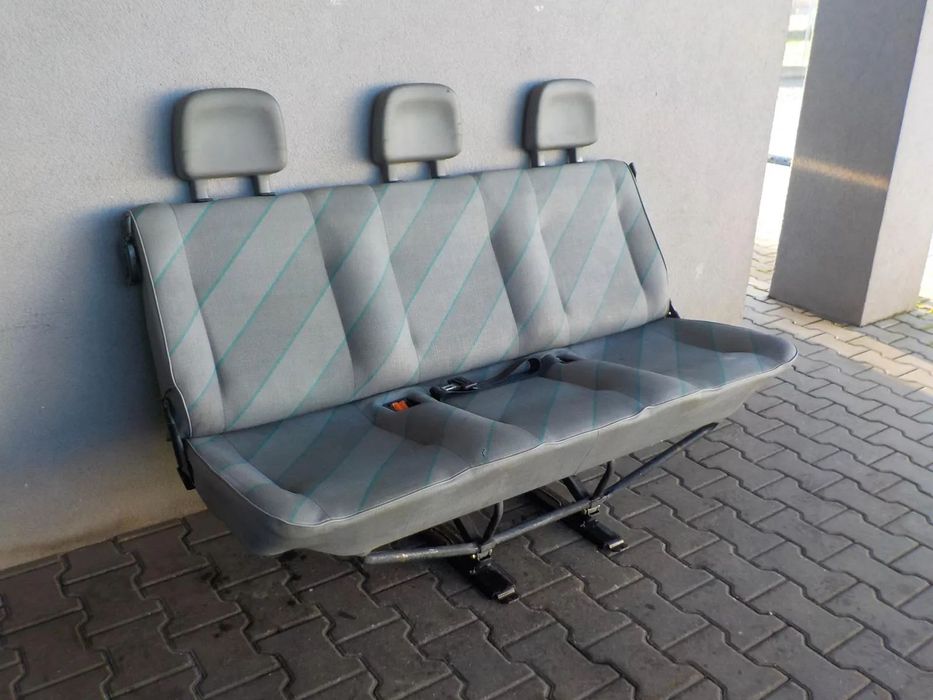 VW T4 FOTEL POTRÓJNY KANAPA ŁAWKA TYŁ TYLNA