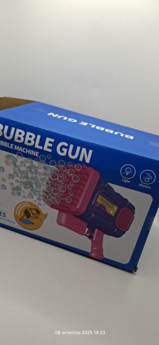 pistolet do baniek dla dzieci kukufun na akumulator