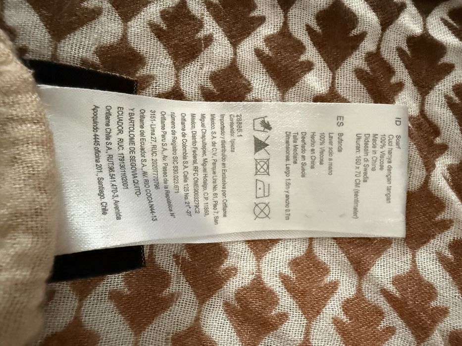 Szal damski z wiskozy