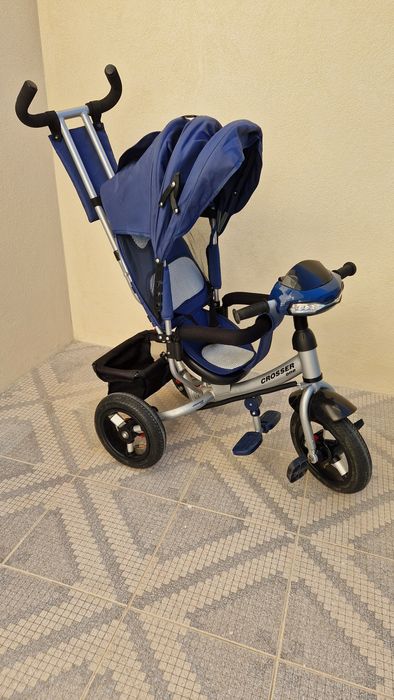 Triciclo com pneu de camera de ar