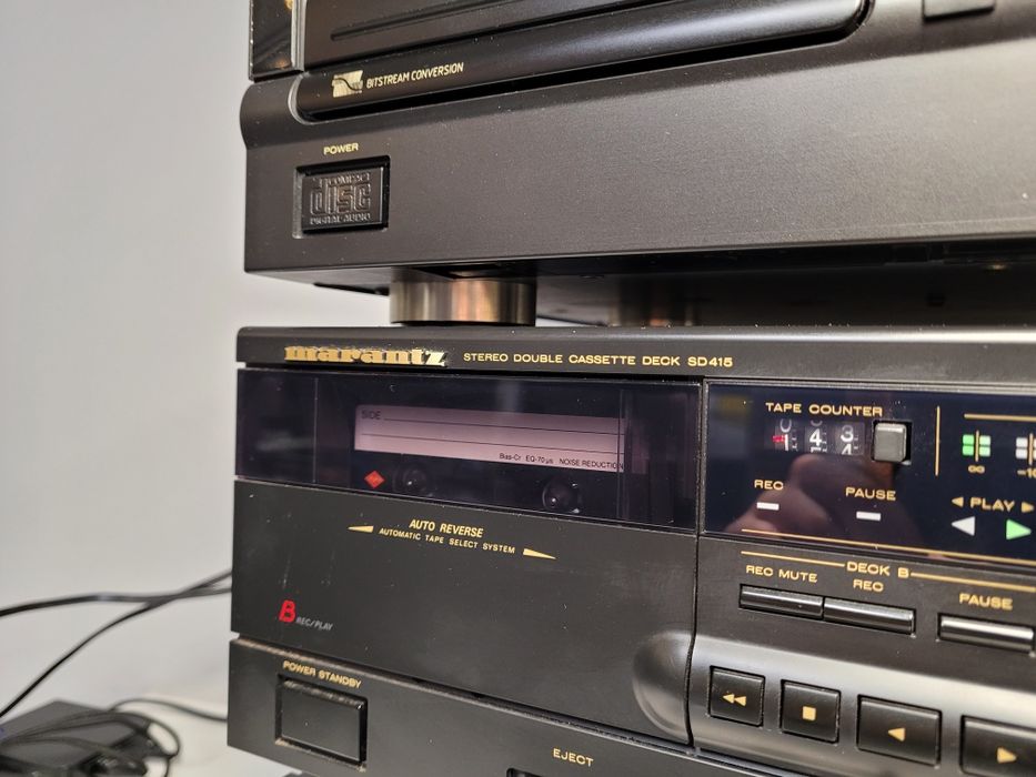 Wieża Marantz - Amplituner SR-60L, Magnetofon SD415, Odtwarzacz CD42