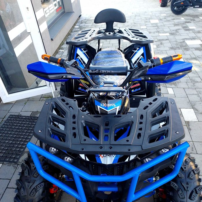 Електро квадроцикл Exdrive 1500W 60V, LED-фари, 45 км/год, доставка
