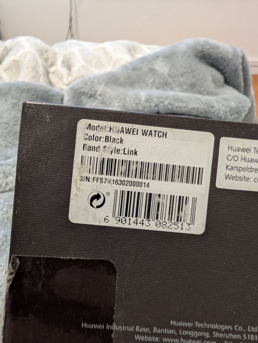 Huawei watch 1 edição Saphira