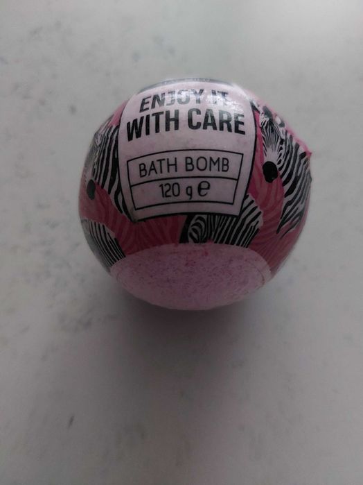 Kula do kąpieli bath bomb Maxbrands Stay Wild różowa zebra NOWA z 25zł
