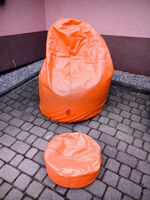 Pufa z wypełnieniem styropianowym