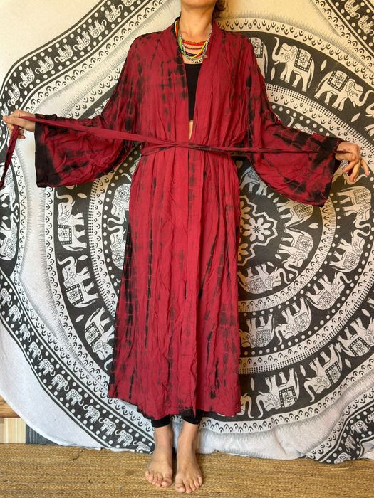 Kimono bawełniane tie dye
